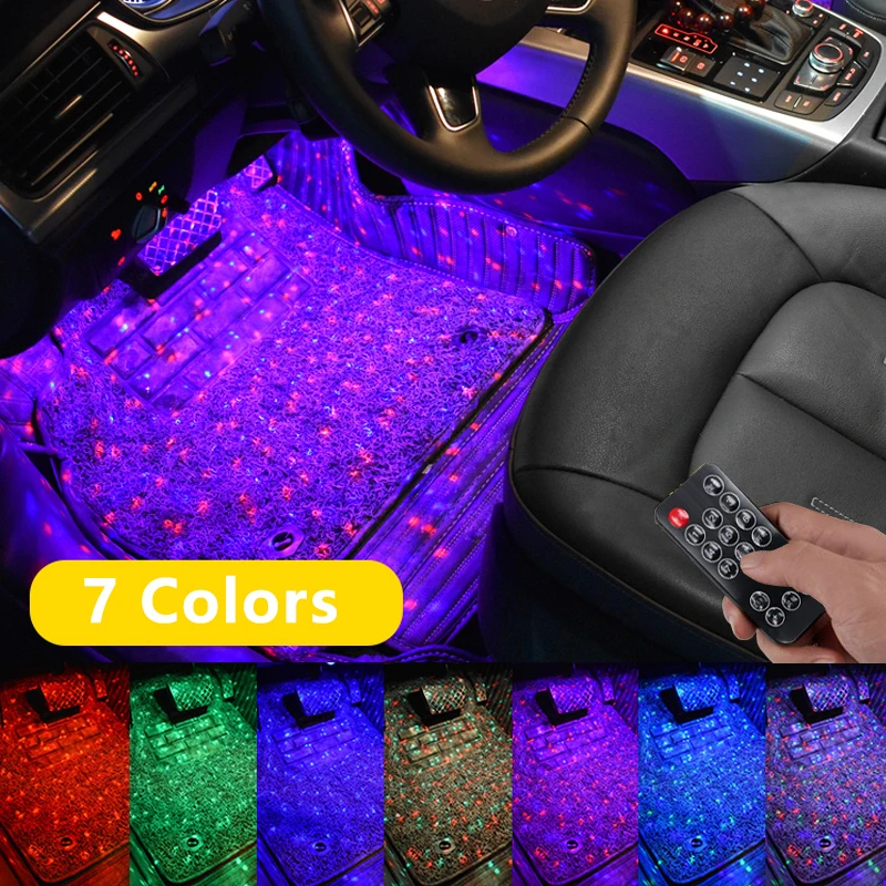 Car LED Starry Foot Light USB Atmosphere Ambient DJ Mixed Colorful Music Sound Voice Control Laser Lamp
Car LED Starry Foot Light USB Atmosphere Ambient DJ Mixed Colorful Music Sound Voice Control Laser Lamp