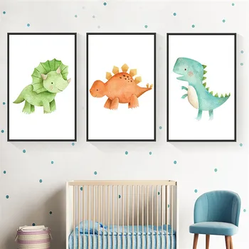 Colourful Cartoon dinosaur Nursery Wall Art Canvas Painting Nordic Posters And Prints Wall Pictures Baby Kids Room Decor
Colourful Cartoon dinosaur Nursery Wall Art Canvas Painting Nordic Posters And Prints Wall Pictures Baby Kids Room Decor