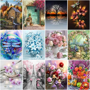 DIY Flower 5D Diamond Painting Full Round Drill Arranging Rhinestones Diamond Cross Stitch Basket Tree Landscape
DIY Flower 5D Diamond Painting Full Round Drill Arranging Rhinestones Diamond Cross Stitch Basket Tree Landscape