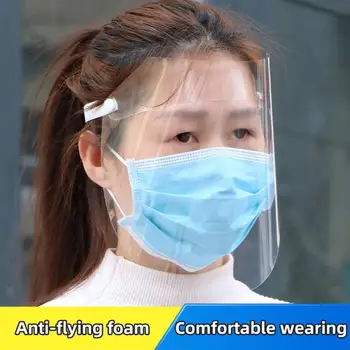 1PCS Transparent Anti Droplet Dust-proof Protect Full Face Covering Mask Safety Protection Visor Shield Stop The Flying Spit
1PCS Transparent Anti Droplet Dust-proof Protect Full Face Covering Mask Safety Protection Visor Shield Stop The Flying Spit