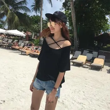 Tops T Shirt Women Short Sleeve Tshirt Women Cotton red 
Tops T Shirt Women Short Sleeve Tshirt Women Cotton red