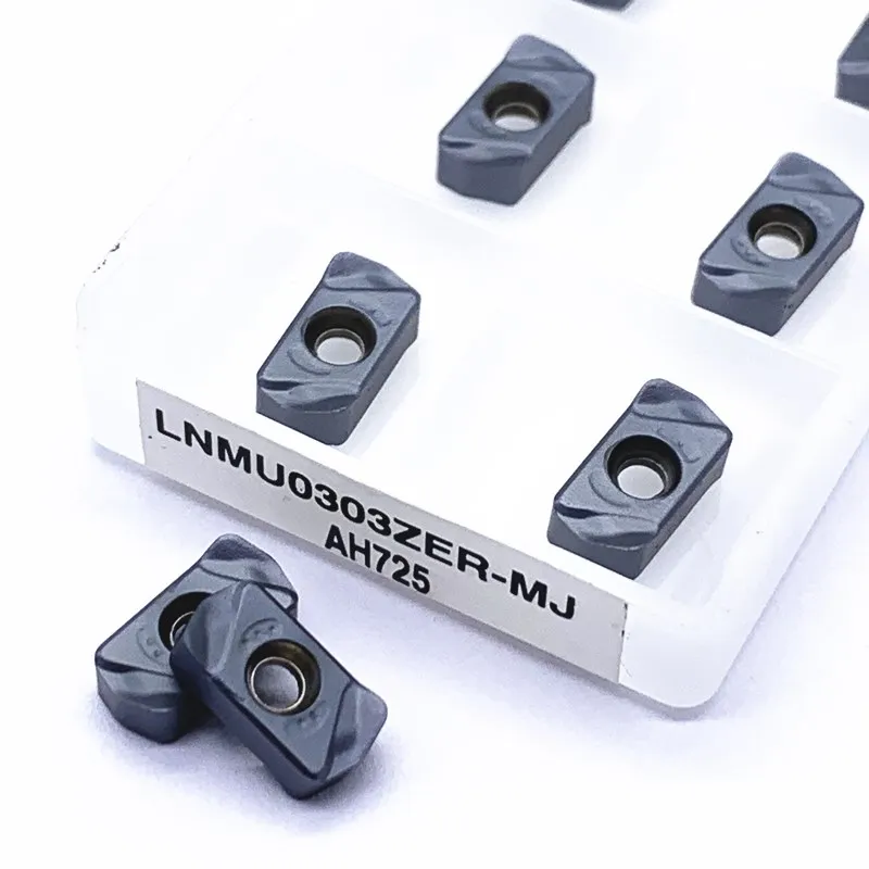 Карбидная вставка LNMU0303ZER MJ AH725 AH130, оригинальное высококачественное твердое лезвие из цилиндрического сплава LNMU 0303, токарный инструмент с ЧПУ LNMU0303
Карбидная вставка LNMU0303ZER MJ AH725 AH130, оригинальное высококачественное твердое лезвие из цилиндрического сплава LNMU 0303, токарный инструмент с ЧПУ LNMU0303