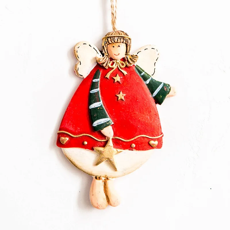 Christmas Ornaments Rustic Painted Angel Christmas Tree Pendants Xmas Party Hanging Home Decorations Crafts For Kids Gifts
Christmas Ornaments Rustic Painted Angel Christmas Tree Pendants Xmas Party Hanging Home Decorations Crafts For Kids Gifts