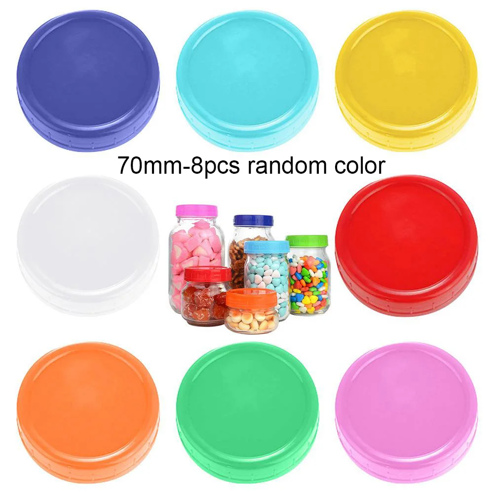 8pcs/set Plastic Jar Lids Jar Pot Compatible For Wide Jars Wide Mouth Refrigerator Freezer Sealing Cover Shell Home Props
8pcs/set Plastic Jar Lids Jar Pot Compatible For Wide Jars Wide Mouth Refrigerator Freezer Sealing Cover Shell Home Props