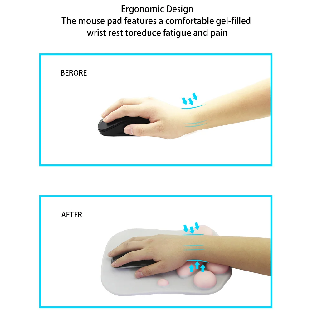 ergonomic mouse pad