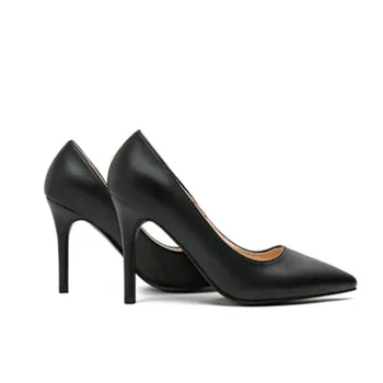 big size sheepskin high-heeled CLASSIC shoes 10 cm heel pointed sole for women Genuine leather comfortable work shoes elegant
big size sheepskin high-heeled CLASSIC shoes 10 cm heel pointed sole for women Genuine leather comfortable work shoes elegant