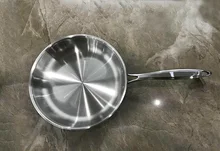 Thick Stainless Steel Five-Layer Flat Bottom Non-Stick Frying Pan Household Multi-Function Pancake Steak Egg Omelette Pan
Thick Stainless Steel Five-Layer Flat Bottom Non-Stick Frying Pan Household Multi-Function Pancake Steak Egg Omelette Pan