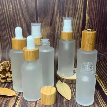 30ml frosted clear Glass Essential Oil Spray Bottles bamboo Mist Sprayer Container Travel Refillable Bottle Transparent Brown
30ml frosted clear Glass Essential Oil Spray Bottles bamboo Mist Sprayer Container Travel Refillable Bottle Transparent Brown