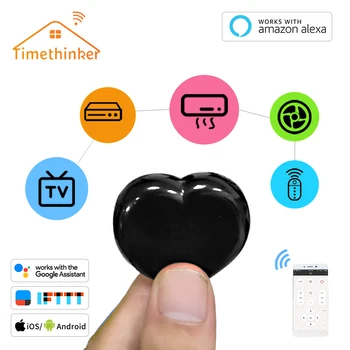 Timethinker Tuya IR Hub WiFi LED Light Smart Home Remote Control for Alexa Google Home Portable Love Shaped for Samsung for IOS
Timethinker Tuya IR Hub WiFi LED Light Smart Home Remote Control for Alexa Google Home Portable Love Shaped for Samsung for IOS