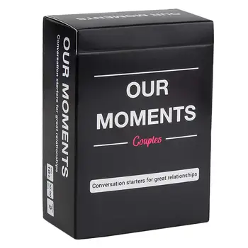 OUR MOMENTS Couples Kids Conversation Starters for Great Relationships Fun Cards Game Adult Board Game Card
OUR MOMENTS Couples Kids Conversation Starters for Great Relationships Fun Cards Game Adult Board Game Card