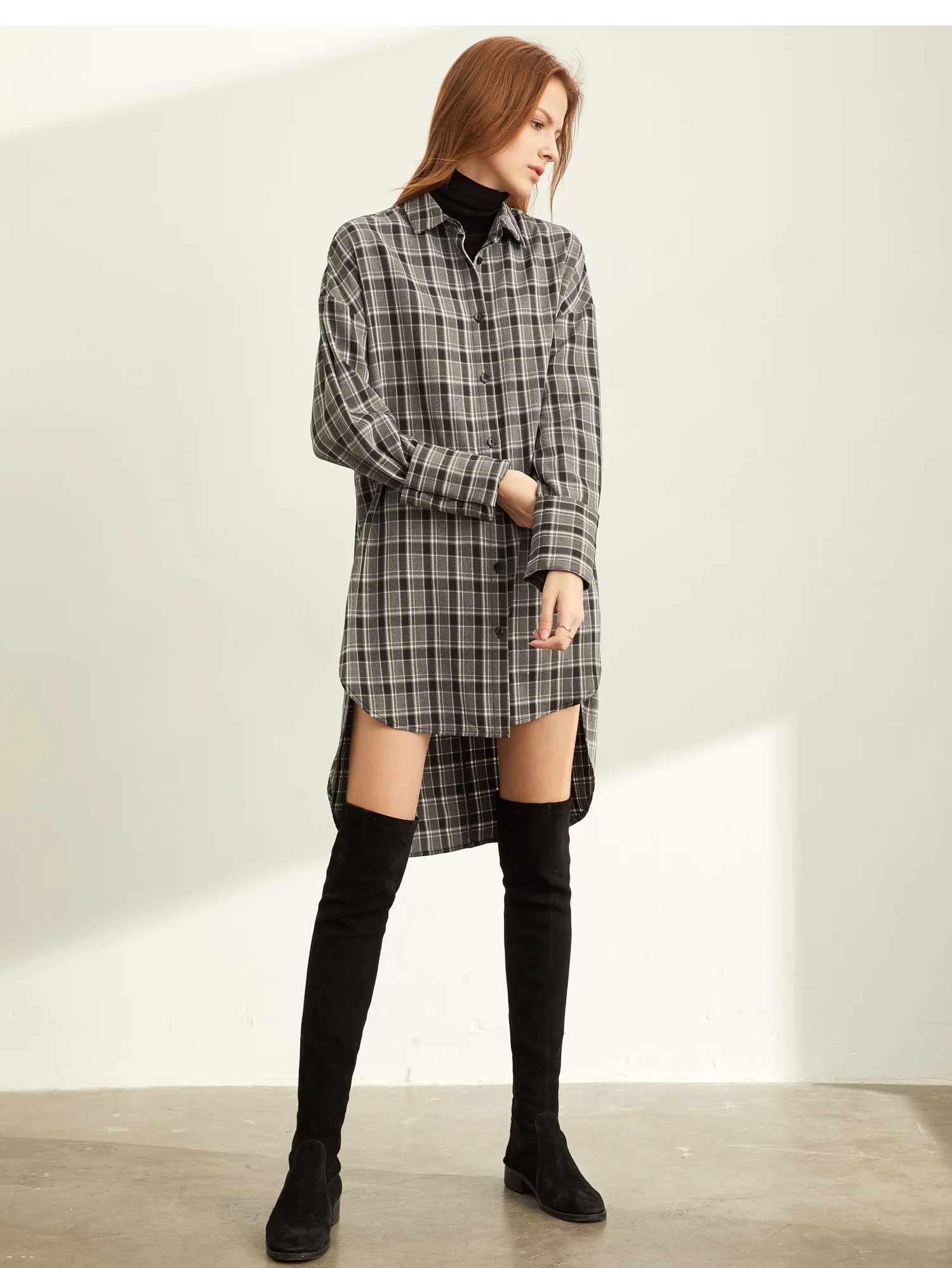 Amii Minimal Academic Style Retro Leisure Shirt Women's Fall 2019 New Lapel Front Short Back Long Lattice Jacket
Amii Minimal Academic Style Retro Leisure Shirt Women's Fall 2019 New Lapel Front Short Back Long Lattice Jacket