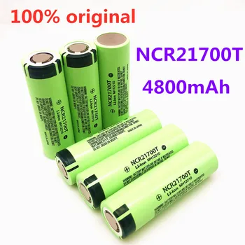 1-10pcs original 21700 NCR21700T lithium rechargeable battery 4800mAh 3.7 V 40A high-discharge battery high-drain Li-ion battery
1-10pcs original 21700 NCR21700T lithium rechargeable battery 4800mAh 3.7 V 40A high-discharge battery high-drain Li-ion battery