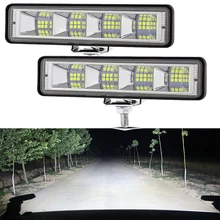 

LED Bar Flood Light 18W Car Work light LED Bar 4x4 24 Led Working Bar Offroad SUV ATV Tractor Trucks Excavator Led Combo Beam