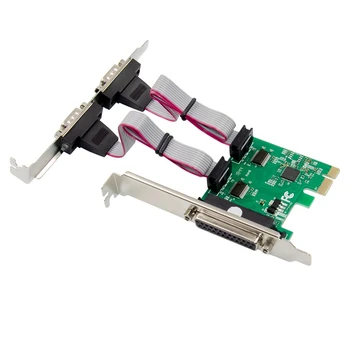PCI-E 2S1P Serial and Parallel Port Combination Control Expansion Card PCIe Multi-Serial Add-on Card AX99100 for PC
PCI-E 2S1P Serial and Parallel Port Combination Control Expansion Card PCIe Multi-Serial Add-on Card AX99100 for PC