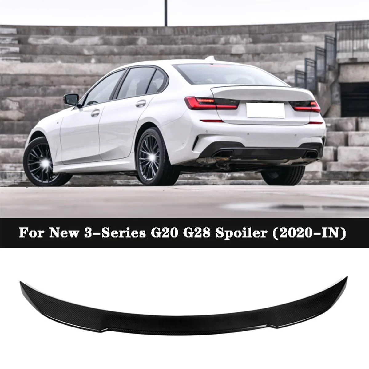 100% Real Carbon Fiber Car Rear Trunk Boot Lip Spoiler CS Style Wing For BMW G20 330i 330ix Drive 340i 2019+ Wing Spoiler
100% Real Carbon Fiber Car Rear Trunk Boot Lip Spoiler CS Style Wing For BMW G20 330i 330ix Drive 340i 2019+ Wing Spoiler