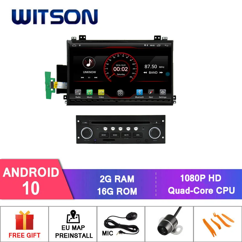 WITSON Android 10 0 2 Гб RAM 16 FLASH CAR RADIO для CITROEN C5 + WIFI DSP DAB OBD TPMS DVR | Автомобили и мотоциклы