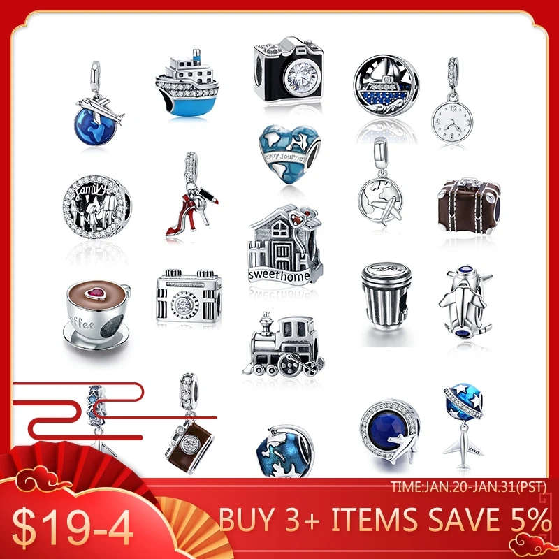 Hot Sale 100% Real 925 Sterling Silver Family House Camera Coffee Cup Shoes Charm Fit Original Pandora Bracelet DIY Jewelry
Hot Sale 100% Real 925 Sterling Silver Family House Camera Coffee Cup Shoes Charm Fit Original Pandora Bracelet DIY Jewelry