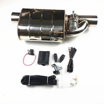 Car Universal Valve Exhaust Pipe Vacuum Pump Variable Mufflers 304 Stainless Steel Embossing Remote Control Muffler
Car Universal Valve Exhaust Pipe Vacuum Pump Variable Mufflers 304 Stainless Steel Embossing Remote Control Muffler
