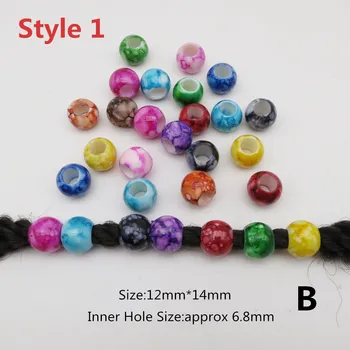 10Pcs-30pcs Crochet kids women girls Hair Braid dread Dreadlock beads rings tube for Hair accessories approx 6.8mm hole
10Pcs-30pcs Crochet kids women girls Hair Braid dread Dreadlock beads rings tube for Hair accessories approx 6.8mm hole