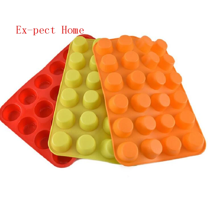Mini Muffin Cup 24 Cavity Silicone Cake Molds Soap Cookies Cupcake Bakeware Pan Tray Mould Home DIY Cake Mold
Mini Muffin Cup 24 Cavity Silicone Cake Molds Soap Cookies Cupcake Bakeware Pan Tray Mould Home DIY Cake Mold
