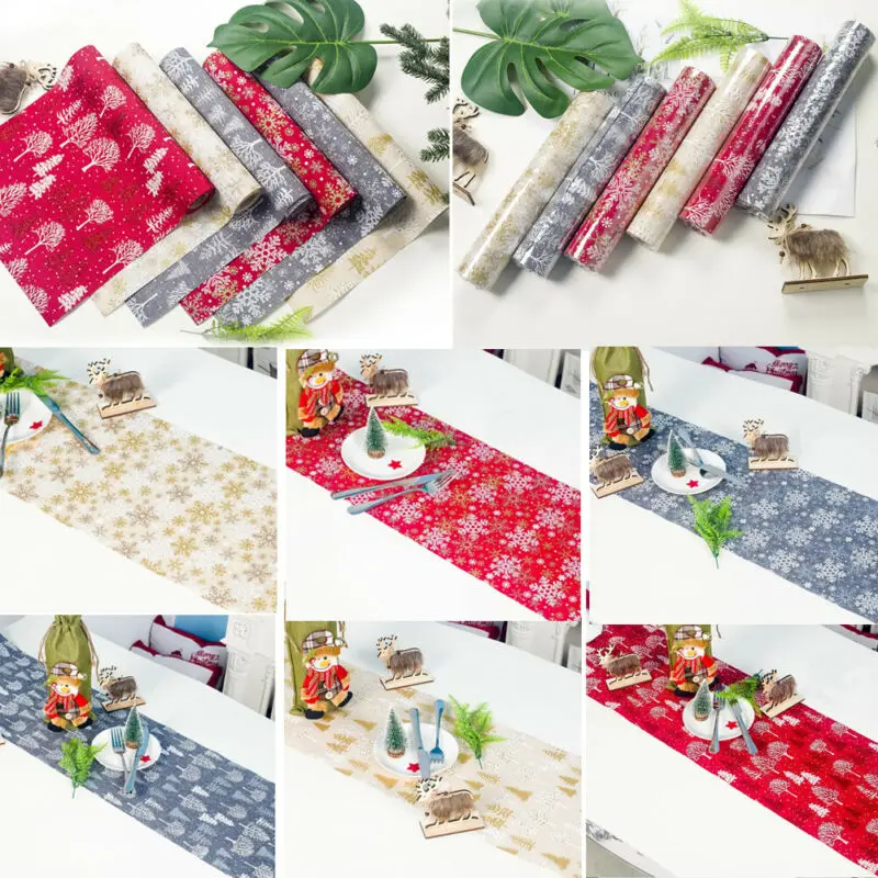 Printed Christmas Tablecloths Dining Table Covers Tapestry Xmas Home Decorations Table Runner New
Printed Christmas Tablecloths Dining Table Covers Tapestry Xmas Home Decorations Table Runner New