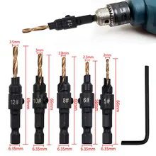 Hex Shank Quick Change Woodworking Tools Countersink Drill Bit Set Pilot Holes Screwdriver Carpentry Reamer Chamfer With Wrench
Hex Shank Quick Change Woodworking Tools Countersink Drill Bit Set Pilot Holes Screwdriver Carpentry Reamer Chamfer With Wrench