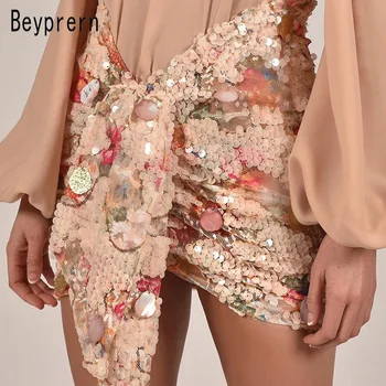 Beyprern Elegant Floral Sequined Skirts Women Chic Asymmetrical Front Drop Draped Mini Wrap Skirt Chirstmas Party Outfits Skirt
Beyprern Elegant Floral Sequined Skirts Women Chic Asymmetrical Front Drop Draped Mini Wrap Skirt Chirstmas Party Outfits Skirt