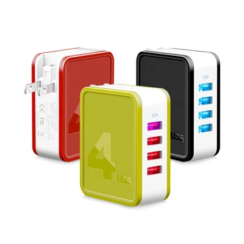 Smart Multi-port Charger Folding plug Store At Any Time Groove Design Easy To Plug And Use 4 Different Devices Are Charged At
Smart Multi-port Charger Folding plug Store At Any Time Groove Design Easy To Plug And Use 4 Different Devices Are Charged At