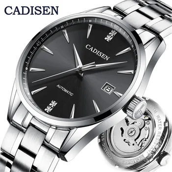 Reloj hombre Luxury Brand Men Watch CADISEN Blue Men full steel automatic mechanical Waterproof Watch 2020 NEW relogio masculio
Reloj hombre Luxury Brand Men Watch CADISEN Blue Men full steel automatic mechanical Waterproof Watch 2020 NEW relogio masculio