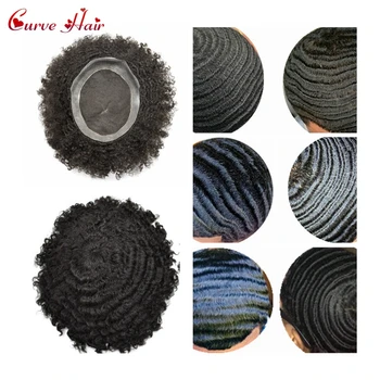 12mm Wavy Black Mens Toupee Human Hair Afro Curl Hairpiece African America Wavy Hair Replacement System Afro Men Toupee Black 1#
12mm Wavy Black Mens Toupee Human Hair Afro Curl Hairpiece African America Wavy Hair Replacement System Afro Men Toupee Black 1#
