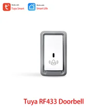 Tuya Smart Home Security Door RF433 Doorbell works with TUYA WIFI RF Siren Gateway Hub Alarm Systems APP Remote Control
Tuya Smart Home Security Door RF433 Doorbell works with TUYA WIFI RF Siren Gateway Hub Alarm Systems APP Remote Control