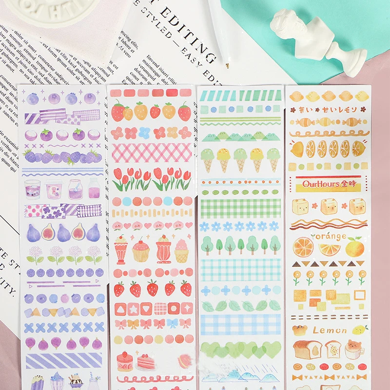 Mohamm Happy Weekend Series Color Washi Masking Tape Release Paper Stickers Scrapbooking Stationery Decorative Tape
Mohamm Happy Weekend Series Color Washi Masking Tape Release Paper Stickers Scrapbooking Stationery Decorative Tape
