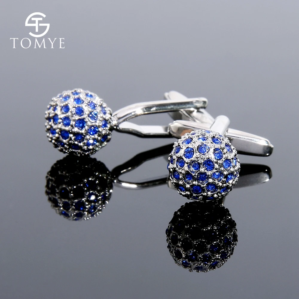 TOMYE Unisex Cufflinks Blue High Quality Copper Round Fashion Cuff Links for Gift Casual Jewelry XK18S031
TOMYE Unisex Cufflinks Blue High Quality Copper Round Fashion Cuff Links for Gift Casual Jewelry XK18S031