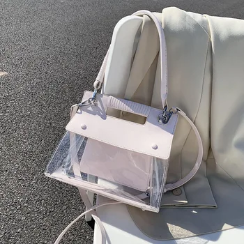 2020 New Fashion Women Transparent Bags PU Leather Handbags Women Designer Crossbody Bags for Women Sac Femme Shoulder Bag
2020 New Fashion Women Transparent Bags PU Leather Handbags Women Designer Crossbody Bags for Women Sac Femme Shoulder Bag