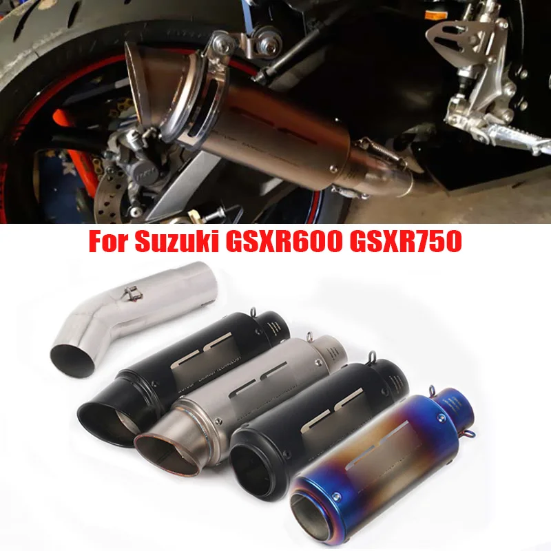 Motorcycle GSXR750 GSXR600 Exhaust Pipe Escape Muffler Slip-on Connecting Link Tube for Suzuki GSXR600 GSXR750 2006-2017
Motorcycle GSXR750 GSXR600 Exhaust Pipe Escape Muffler Slip-on Connecting Link Tube for Suzuki GSXR600 GSXR750 2006-2017