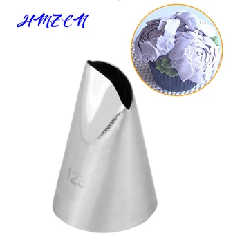 1pc #123 Pastry Tips Petal Rose Tulip Icing Piping Tip Nozzle Decorating Stainless Steel Fondant Cake Decorating Tool Bakeware 
1pc #123 Pastry Tips Petal Rose Tulip Icing Piping Tip Nozzle Decorating Stainless Steel Fondant Cake Decorating Tool Bakeware
