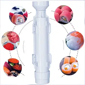 Sushi Maker DIY Sushi Mold Japanese Roll Rice Mold Kitchen Tools Bazooka Vegetable Meat Rolling Sushi Making Machine
Sushi Maker DIY Sushi Mold Japanese Roll Rice Mold Kitchen Tools Bazooka Vegetable Meat Rolling Sushi Making Machine