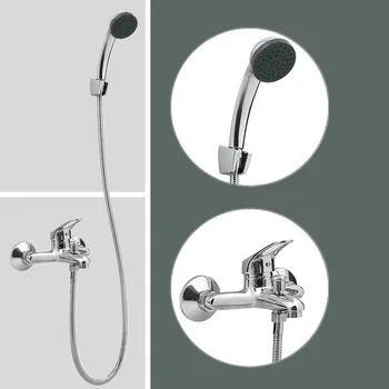 Bathroom Furniture Single Handle Solid Brass Rough-in Valve with Shower Arm and Showerhead System Shower Faucet Brushed Nickel
Bathroom Furniture Single Handle Solid Brass Rough-in Valve with Shower Arm and Showerhead System Shower Faucet Brushed Nickel