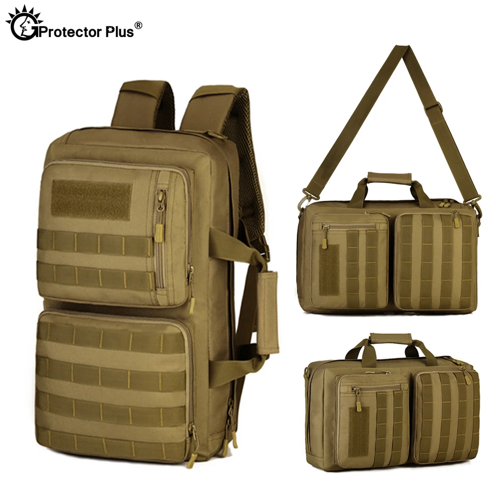 PROTECTOR PLUS Military Tactical Backpack 35L Three-use Computer Package Handbag Crossbody Bag Outdoor High Capacity Waterproof
PROTECTOR PLUS Military Tactical Backpack 35L Three-use Computer Package Handbag Crossbody Bag Outdoor High Capacity Waterproof