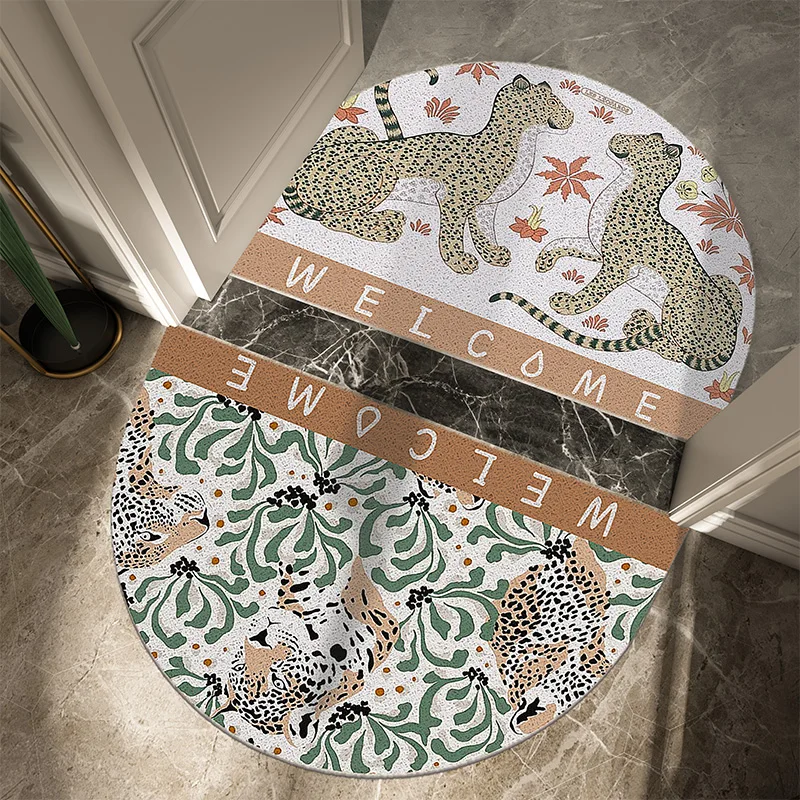 American Entrance mat Cuttable pvc wire loop Porch door Semicircle dust removal carpet custom made outdoor waterproof rug | Дом и сад