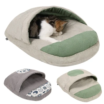 Japanese Cat Litter Cat Sleeping Bag Removable Dog Cat Bed Cat Sleeping Bag Sofas Mat Puppy Kennel Nest Cushion Pet Products 
Japanese Cat Litter Cat Sleeping Bag Removable Dog Cat Bed Cat Sleeping Bag Sofas Mat Puppy Kennel Nest Cushion Pet Products