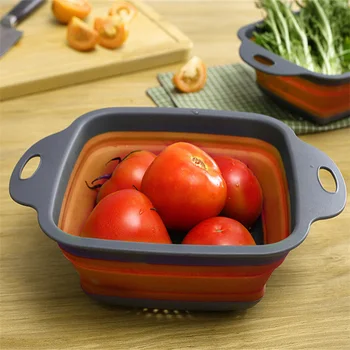 Silica Gel Filter Screen Fruit Vegetable Washing Basket Folding Filter Screen Folding Filter Screen With Handle Kitchen Utensils
Silica Gel Filter Screen Fruit Vegetable Washing Basket Folding Filter Screen Folding Filter Screen With Handle Kitchen Utensils