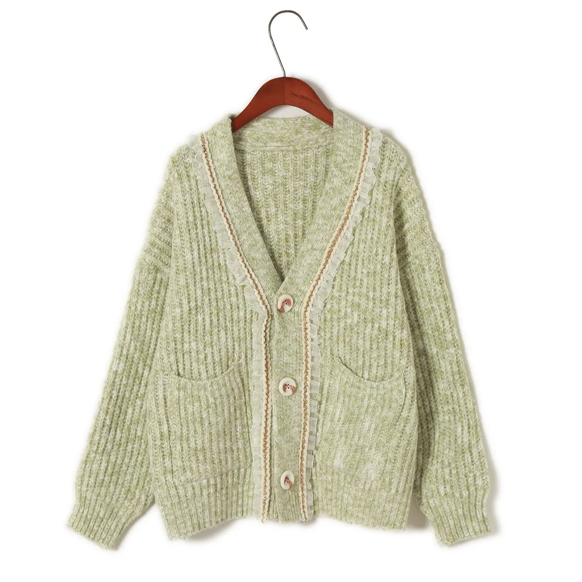 2021 Autumn Fashion Cashmere Sweater Women Loose Sweater V-neck Long Sleeve Coat Korean Style Oversized Sweater Cardigan
2021 Autumn Fashion Cashmere Sweater Women Loose Sweater V-neck Long Sleeve Coat Korean Style Oversized Sweater Cardigan