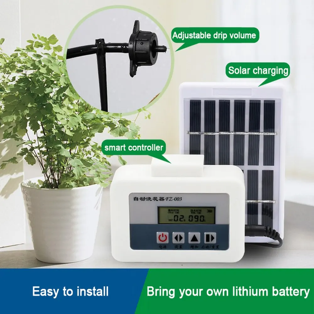 Garden Automatic Watering Device Upgraded Solar Energy Charging Water Pump Timer System Intelligent Potted Plant Drip Irrigation
Garden Automatic Watering Device Upgraded Solar Energy Charging Water Pump Timer System Intelligent Potted Plant Drip Irrigation