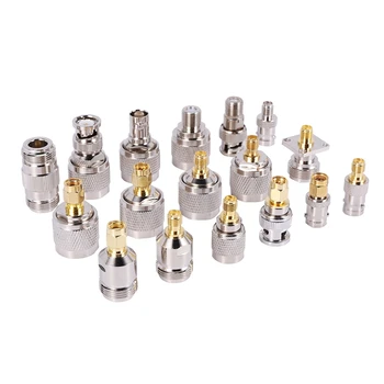 17Pcs Standard N Type to Sma BNC to Sma TNC to Sma N Type to F Connector RF Connectors Adapter 
17Pcs Standard N Type to Sma BNC to Sma TNC to Sma N Type to F Connector RF Connectors Adapter