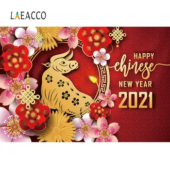 Laeacco Happy Chinese Spring New Year of the Ox Flowers Party Decor Pattern Photography Background Photo Backdrop Photo Studio
Laeacco Happy Chinese Spring New Year of the Ox Flowers Party Decor Pattern Photography Background Photo Backdrop Photo Studio