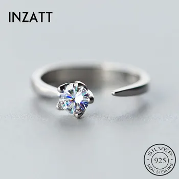 INZATT Real 925 Sterling Silver Zircon Resizable Ring For Fashion Women Minimalist Fine Jewelry Cute Accessories 2019 Gift
INZATT Real 925 Sterling Silver Zircon Resizable Ring For Fashion Women Minimalist Fine Jewelry Cute Accessories 2019 Gift