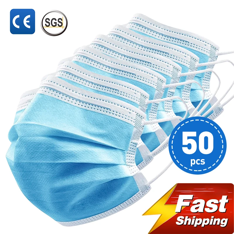 50 Pcs 3 Layer Disposable Mask Anti Dust Mouth-muffle Face Masks Men Women Anti Fog Face Mouth Masks Breathable Mouth Cover
50 Pcs 3 Layer Disposable Mask Anti Dust Mouth-muffle Face Masks Men Women Anti Fog Face Mouth Masks Breathable Mouth Cover