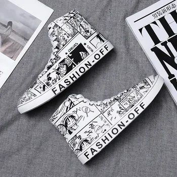 New Shoes High Shoes Sneakers Men's Shoes Graffiti Sneakers Sneaker Men Tenis Zapatos Skateboard Shoes Street Shoes Sneakers
New Shoes High Shoes Sneakers Men's Shoes Graffiti Sneakers Sneaker Men Tenis Zapatos Skateboard Shoes Street Shoes Sneakers