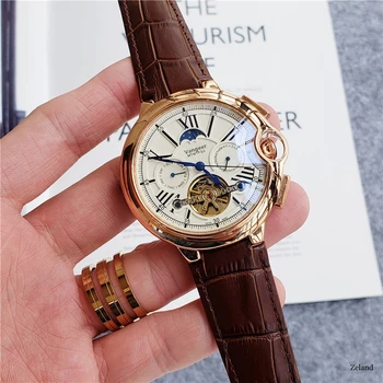 Automatic mechanical watches Vangeer ctr classic Luxury top brand same watch Men's Tourbillon designer wristwacth High-end gifts
Automatic mechanical watches Vangeer ctr classic Luxury top brand same watch Men's Tourbillon designer wristwacth High-end gifts